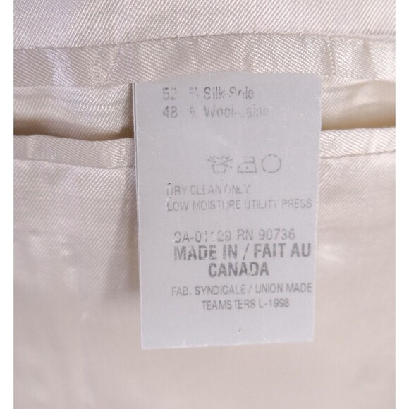 Lauren Ralph Lauren wool/Silk Blazer 42s Three Button Sport Coat Jacket Canada - Picture 11 of 15